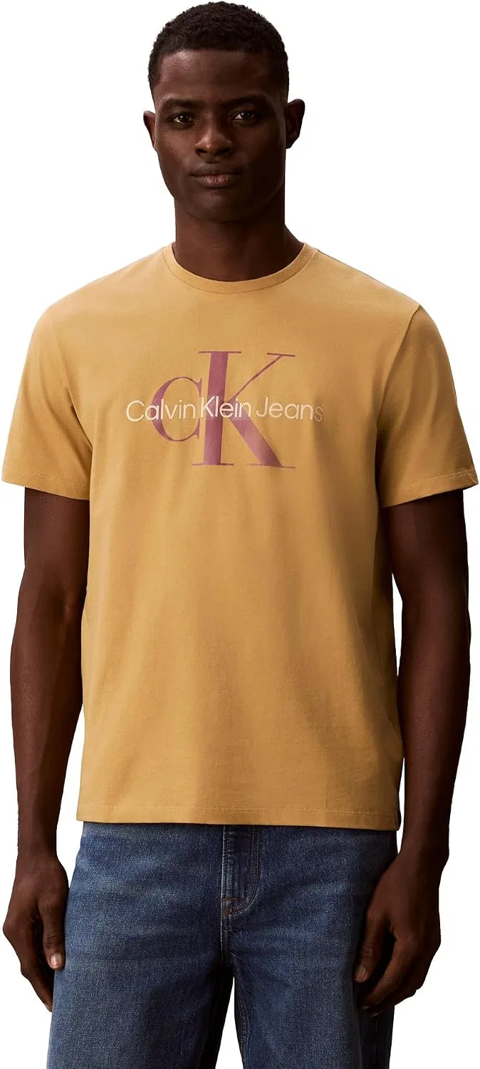 Мужская футболка с логотипом Monogram Calvin Klein, Antelope