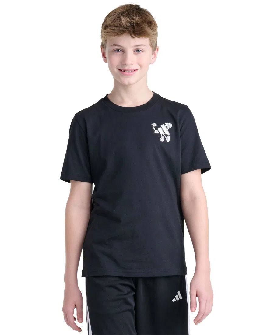 Футболка с коротким рукавом и принтом Serving Up Sport adidas, Black