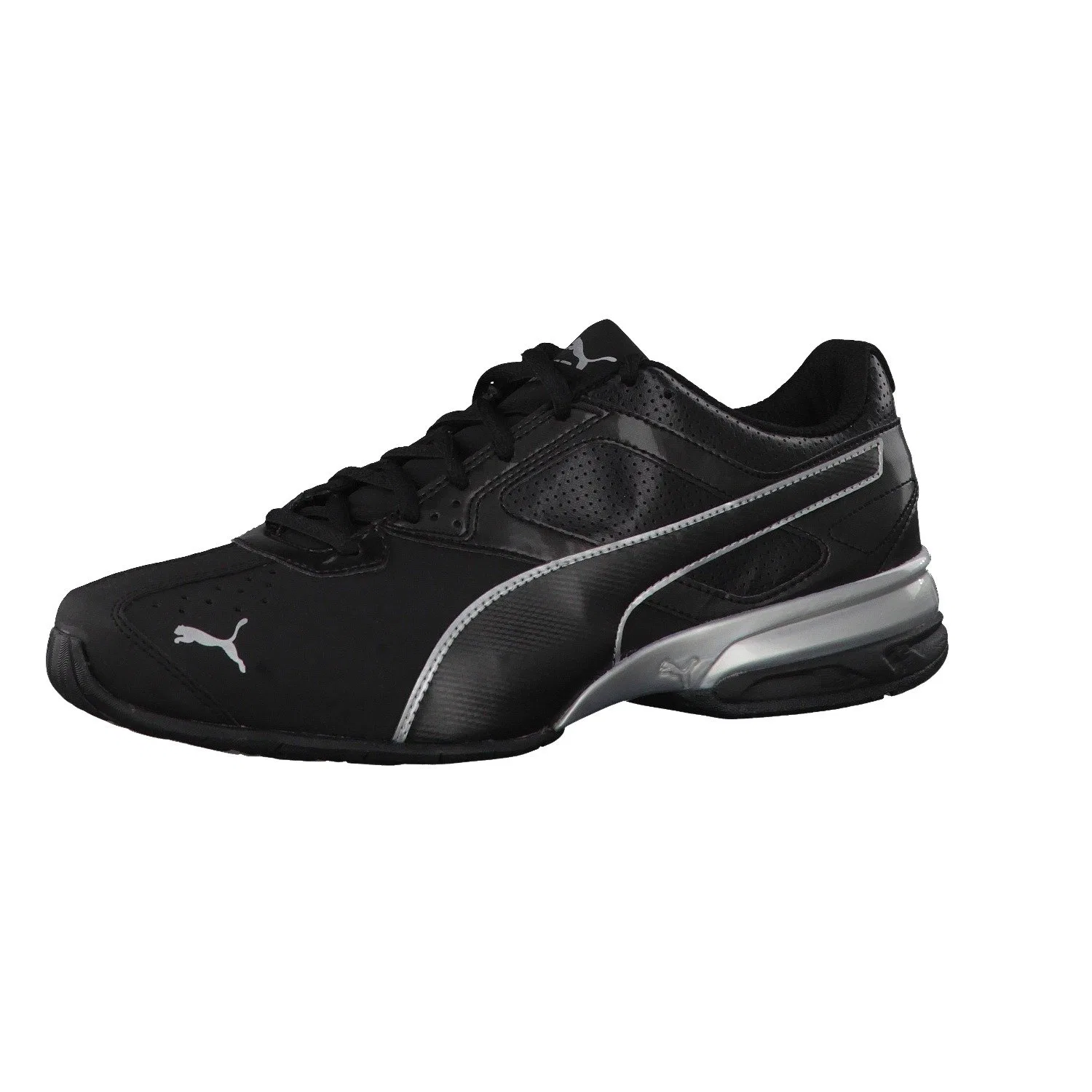 Детские кроссовки для мальчиков и девочек с принтом PUMA, Black PUMA Silver