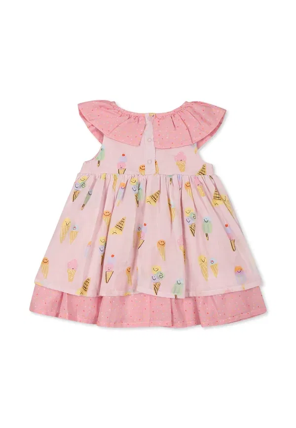 Платье с принтом Food Stella Mccartney Kids, pink, розовый — фото 2