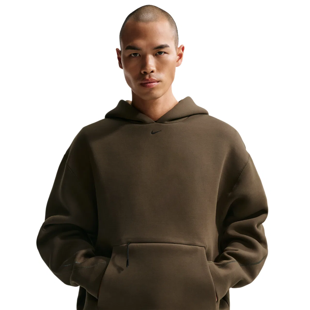 Мужское худи Nike Tech Ergo Pullover, цвет Black/Olive