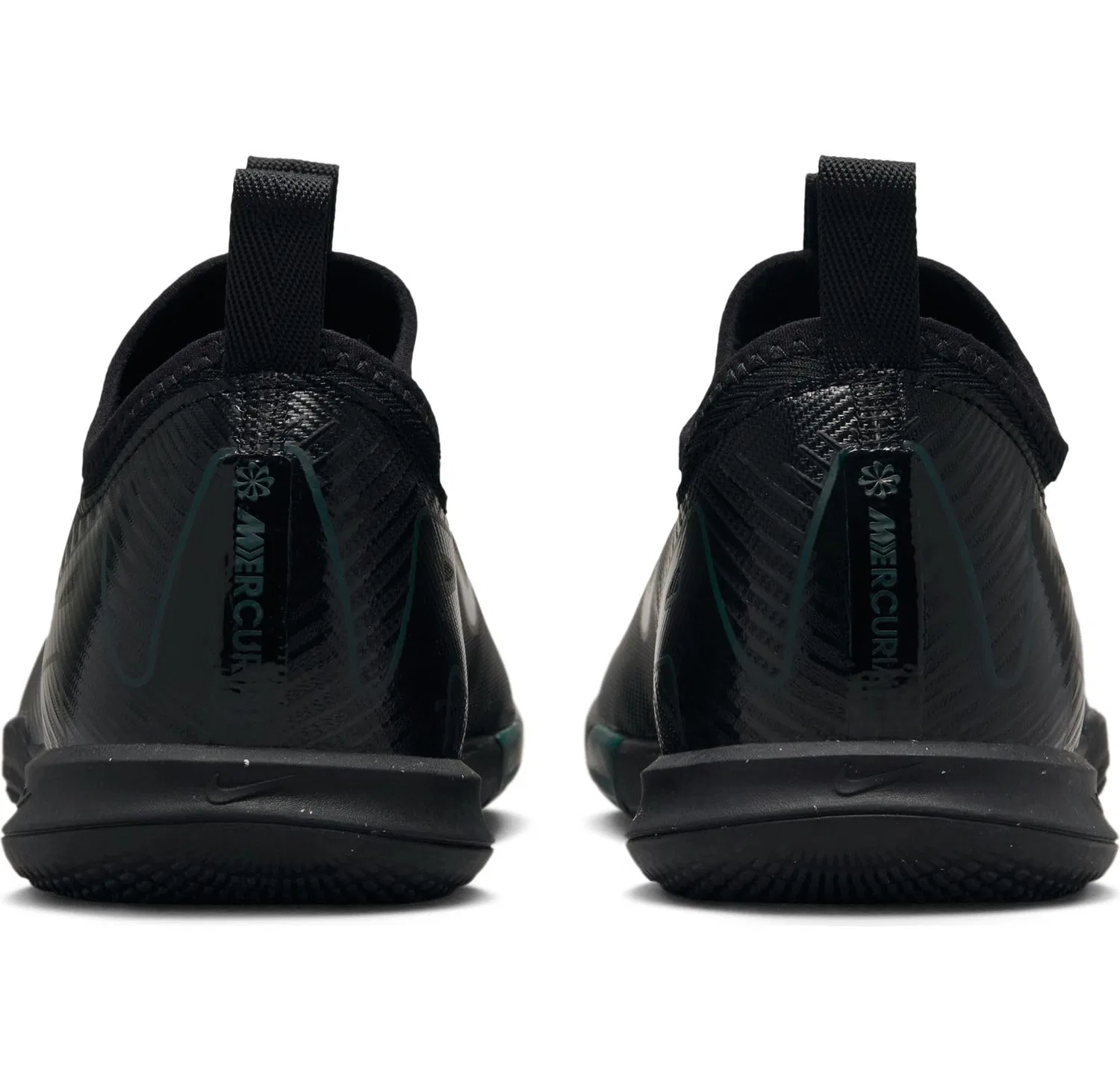 Детские футбольные бутсы для мальчиков с улучшенной амортизацией Jr Zoom Vapor 16 Academy Ic NIKE, Black Black Deep Jungle — фото 3