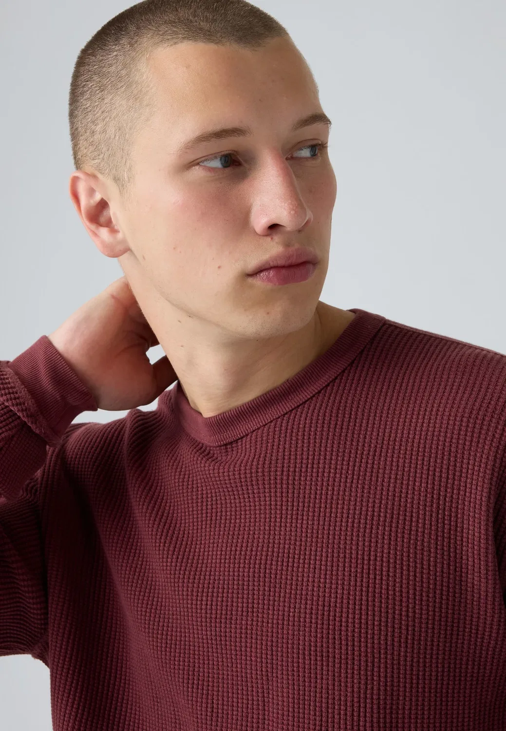 Термофутболка - футболка с длинными рукавами Levi'S, Garment Dye Tawny Port — фото 4