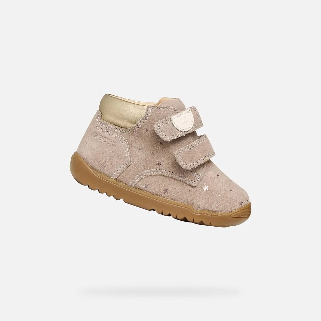 Детские кроссовки Geox Macchia, Khakibeige Brauner Ton