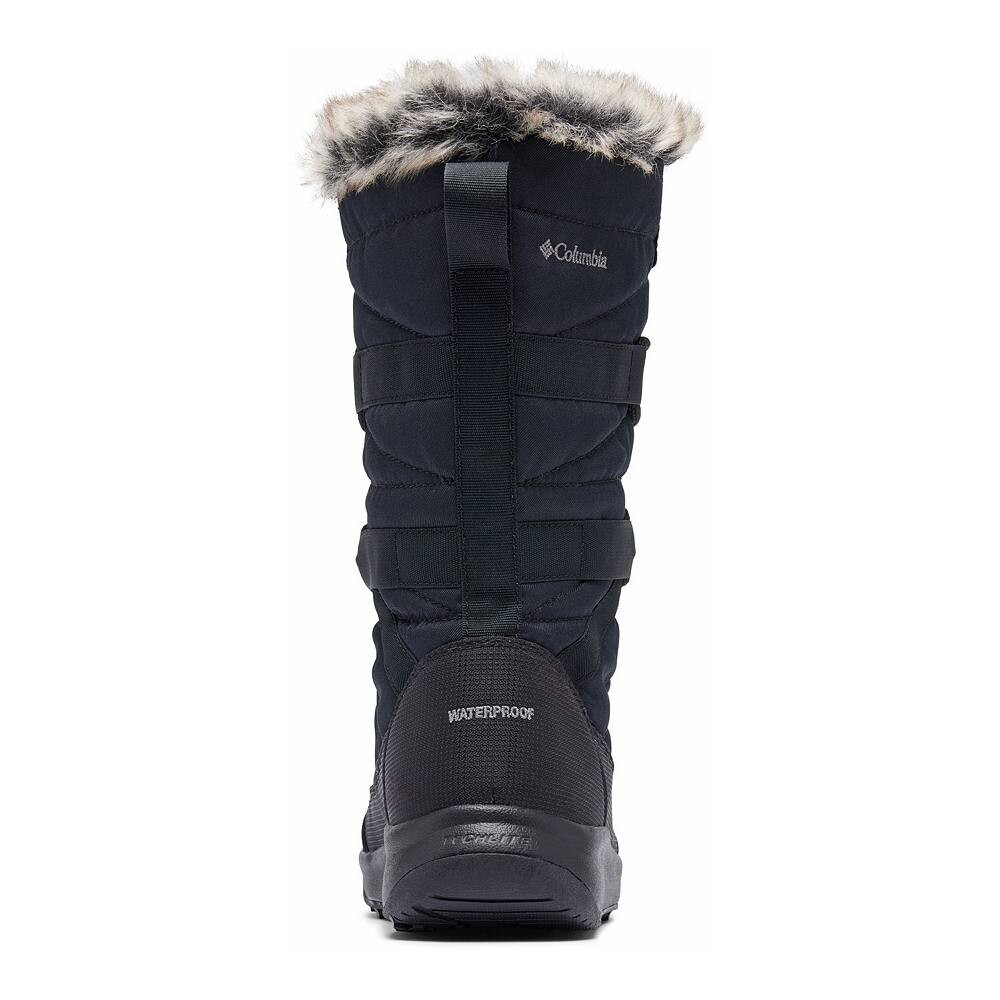 Женские зимние ботинки Columbia Minx IV стеганые высокие, черный — фото 4