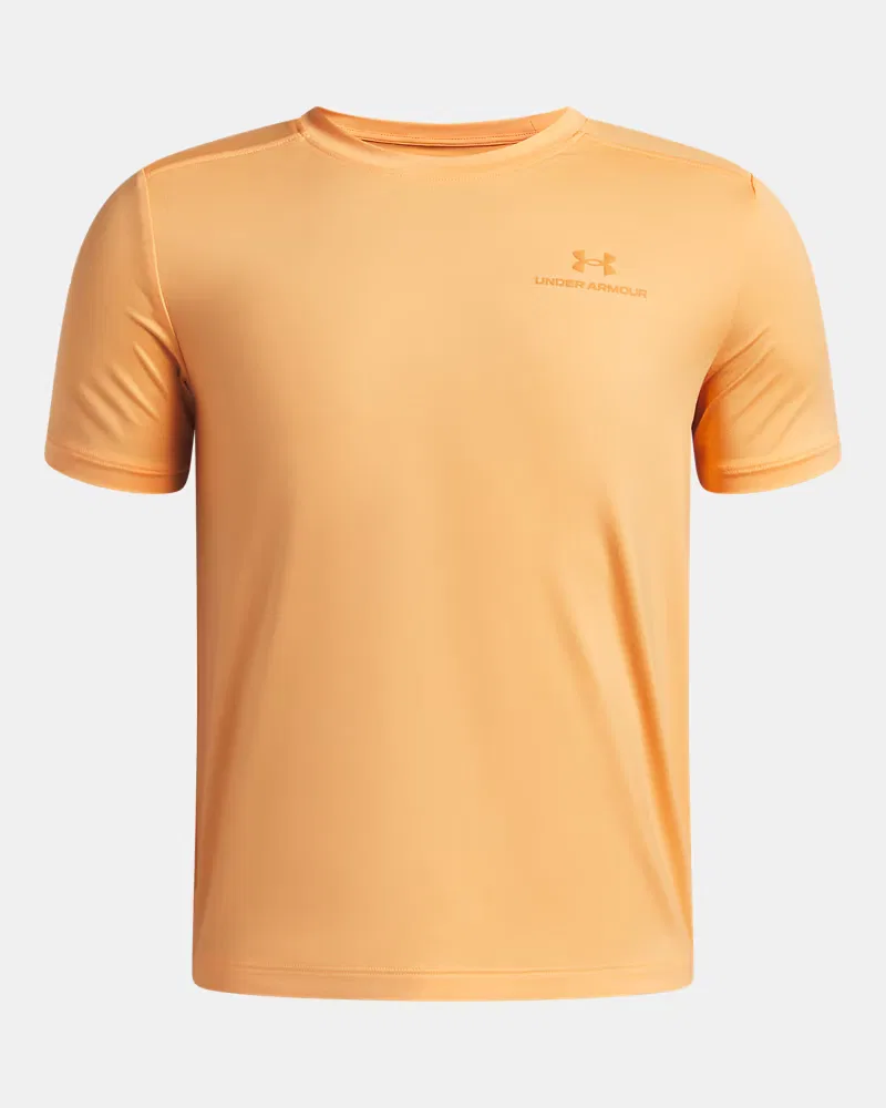 Футболка с коротким рукавом для мальчиков быстросохнущая UA Vanish UnderArmour, Orange Bloc