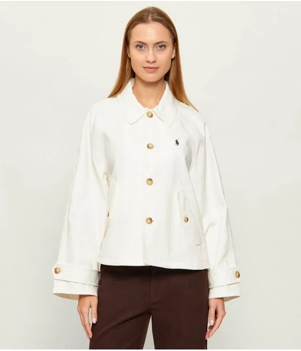 Женская куртка свободного кроя Elevated City Polo Ralph Lauren, Crema