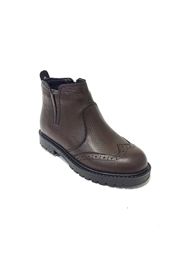 Детские ботинки для девочек с принтом Winter Shoes, Brown
