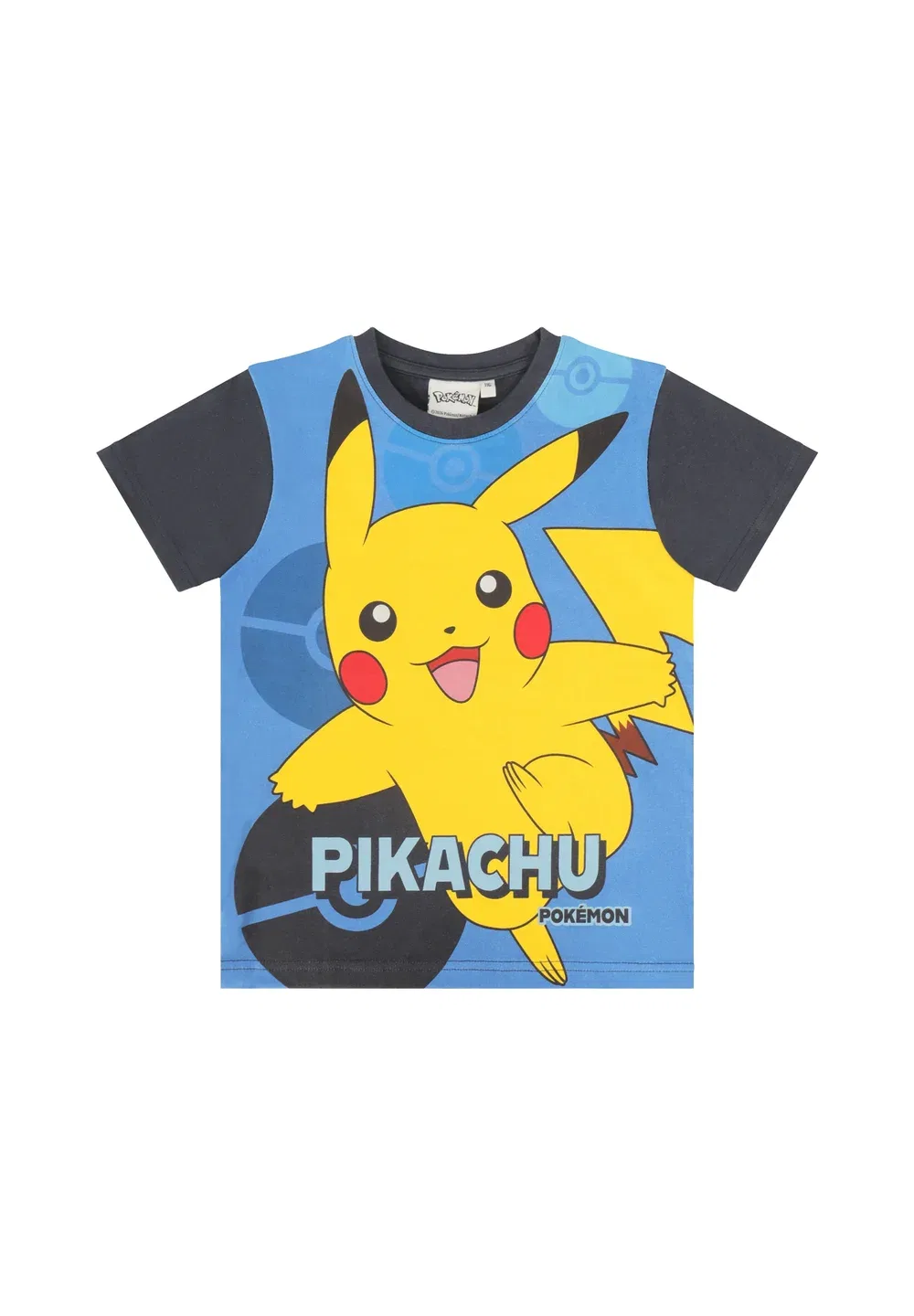 Футболка с принтом Пикачу (Poke shirt) для юных поклонников Pokemon, Blau