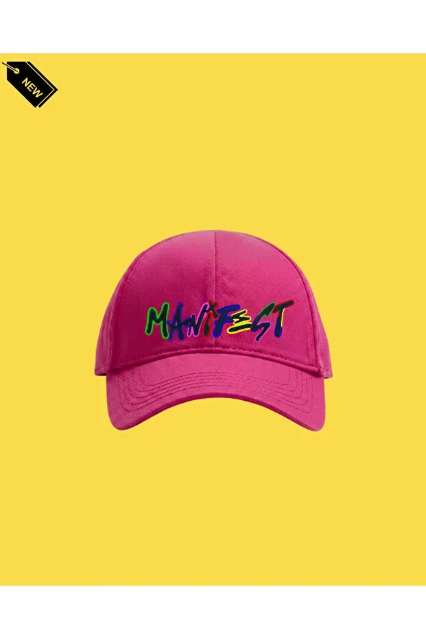 Детский комплект футболки и кепки с принтом Manifest Group Printed T-Shirt & Manifest Group Printed Pink Hat Concert Set Cirokids, Pink — фото 2
