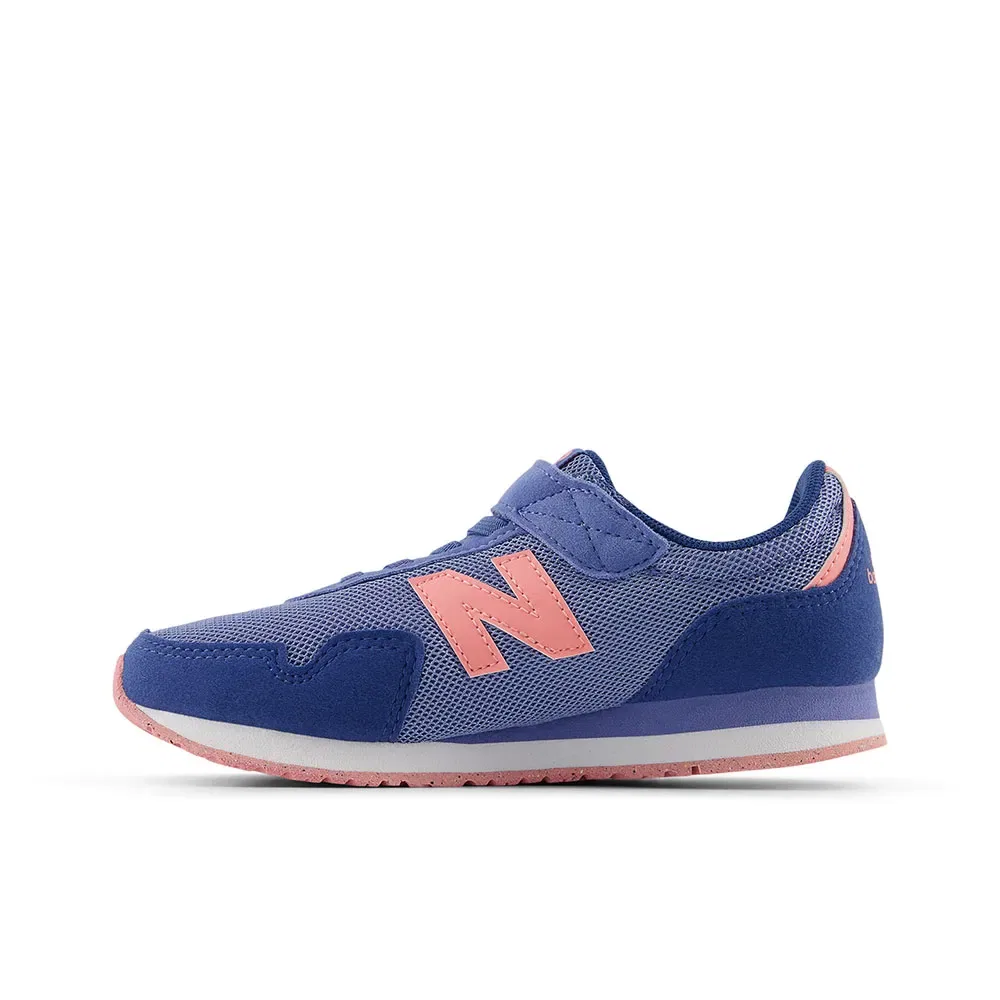 Кроссовки на липучке 323 New Balance, синий — фото 4