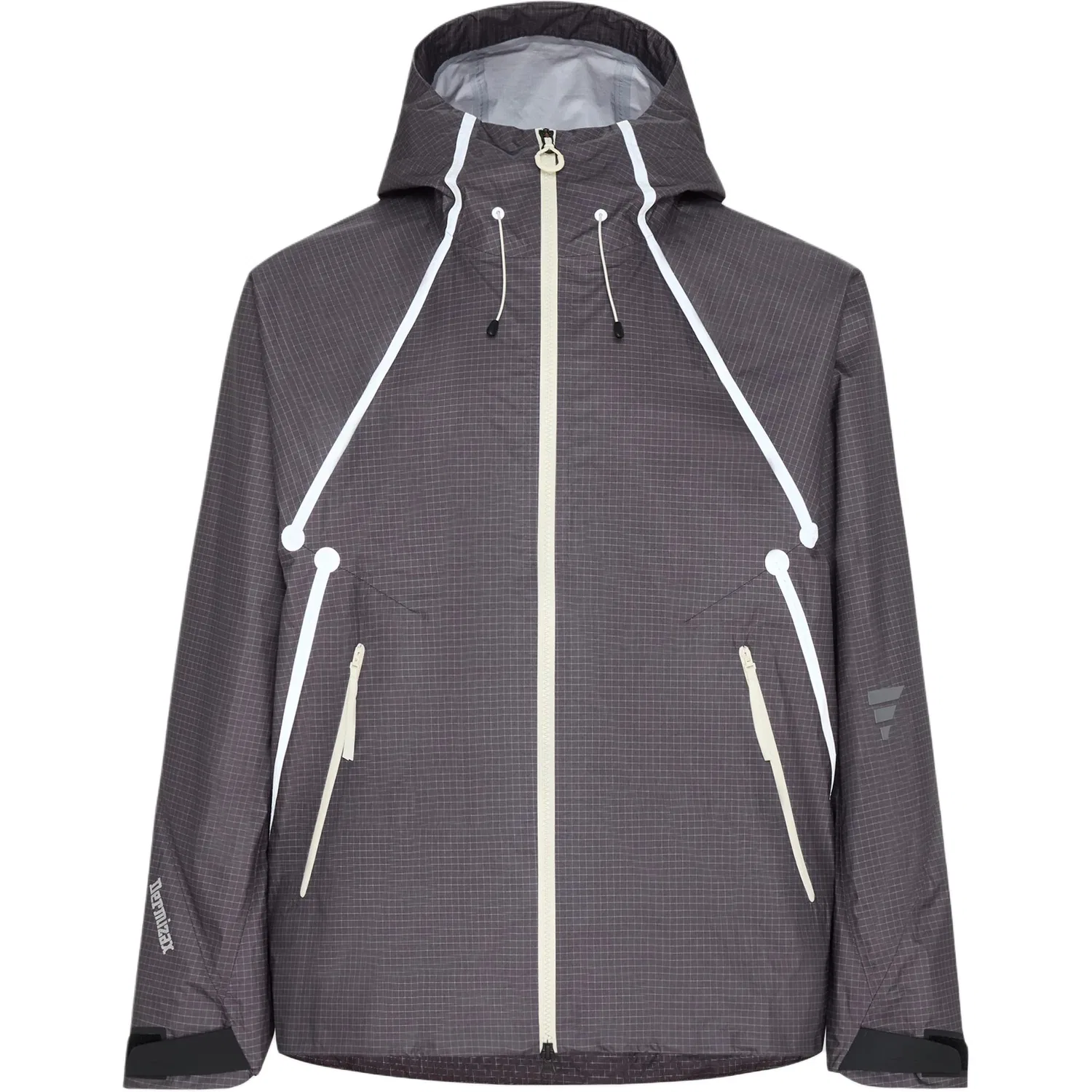 Мужская куртка с капюшоном Adidas Terrex, Stratum Gray