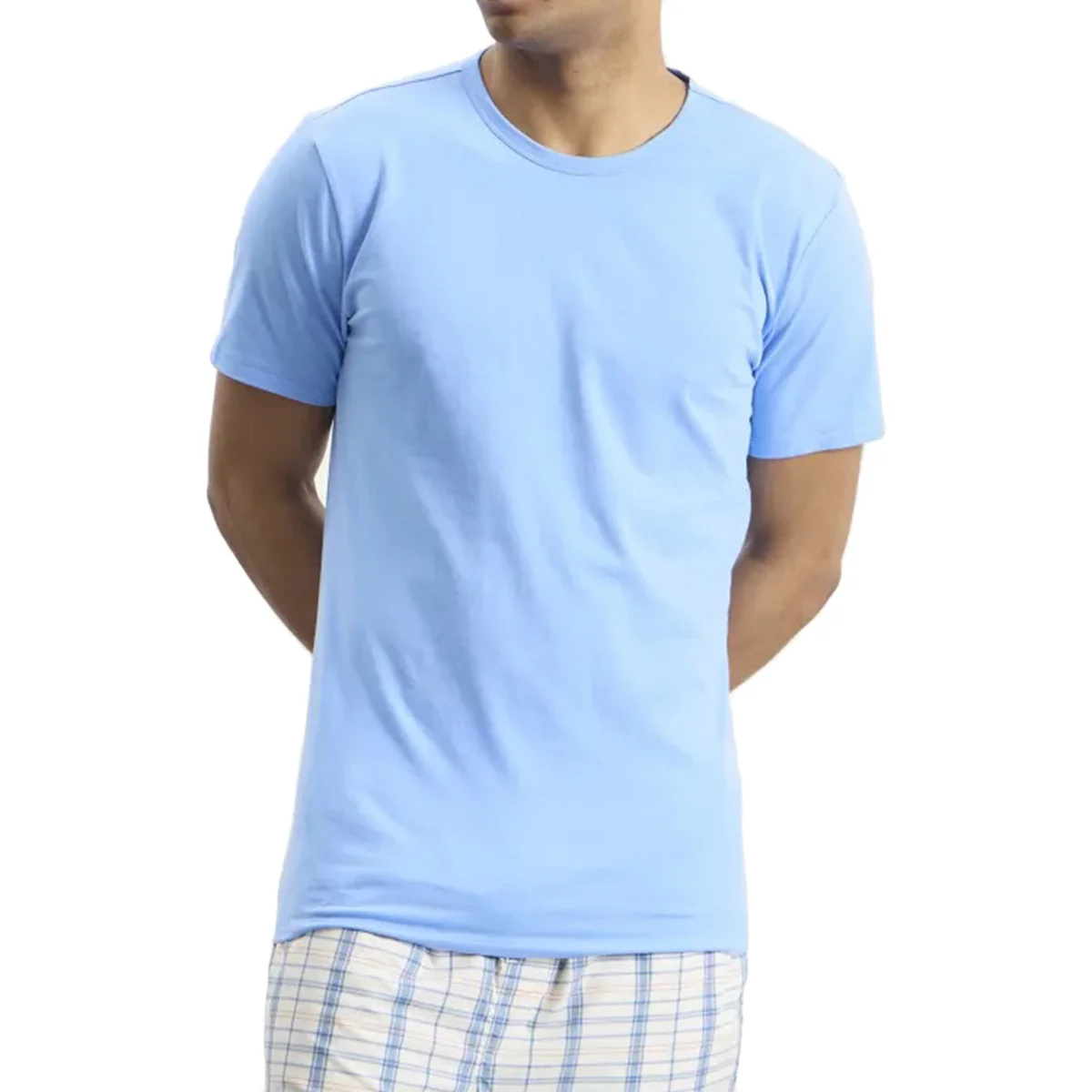 Комплект футболок Calvin Klein Slim 3 шт., черный/белый/синий — фото 4
