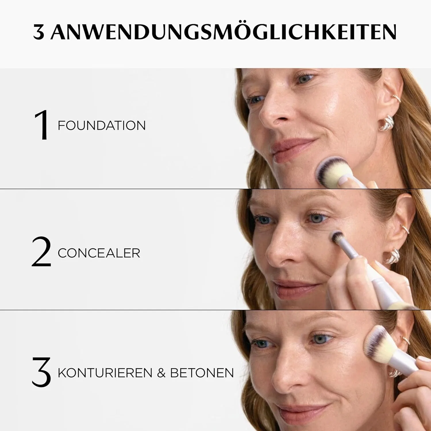 Кисть для макияжа IT Cosmetics Heavenly Luxe Complexion Perfection Brush #7, синтетический ворс — фото 3