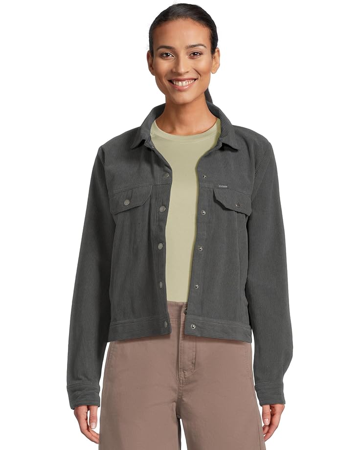 

Женская куртка-рубашка Columbia Blue Point Creek из вельвета, Shark