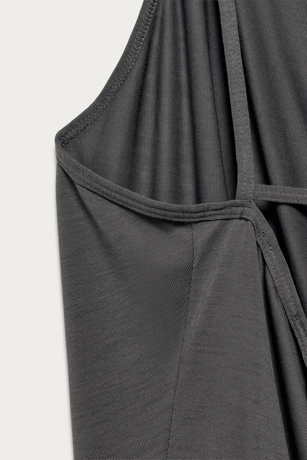 Топ с драпировкой от Marisa Berenson X Zara, Dark Anthracite — фото 4
