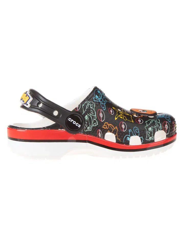 Кроксы с принтом Pokemon Print Classic Crocs, черный — фото 2