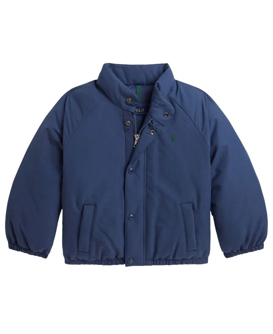 Детская куртка с утеплителем Mockneck Down Polo Ralph Lauren, Rustic Navy