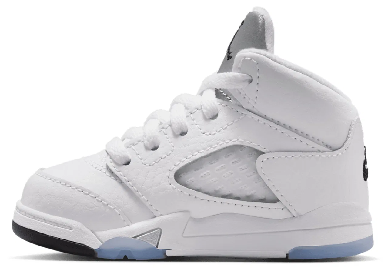 Кроссовки для малышей-мальчиков Retro OG Jordan, цвет Black/Silver/White — фото 2