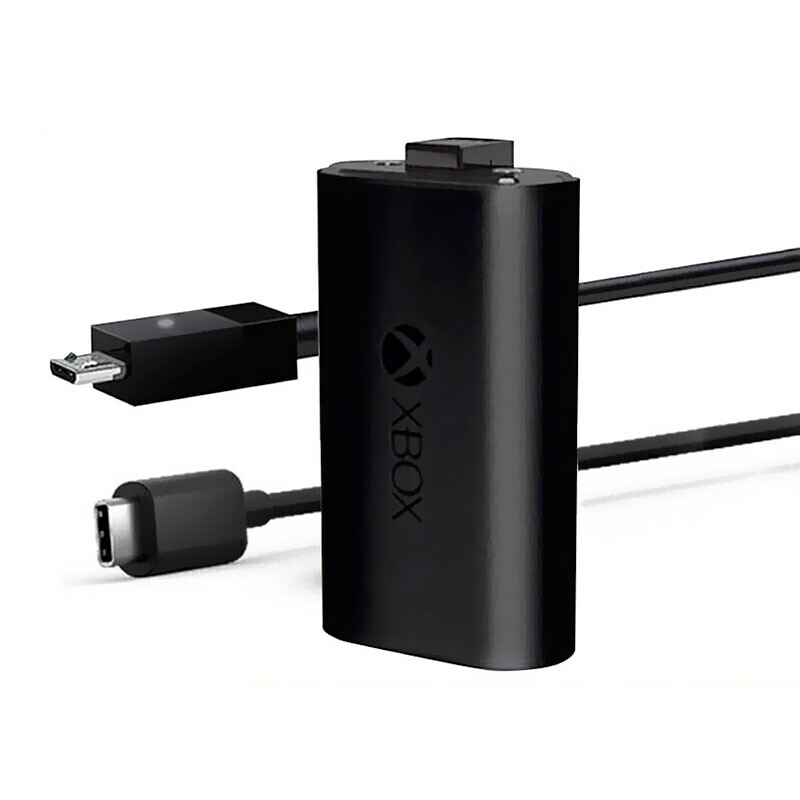 

Аккумуляторный блок Xbox + кабель USB - C, черный