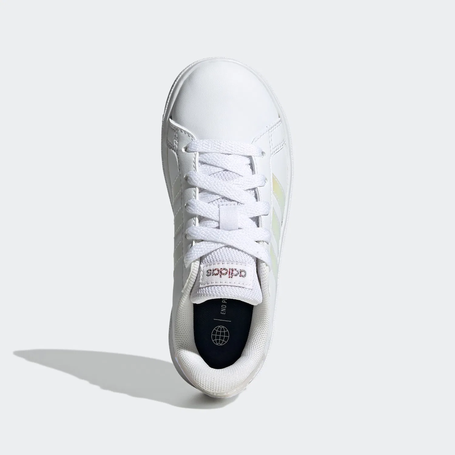 Детские спортивные кроссовки с обновленным дизайном Adidas Sportswear, Cloud White/Iridescent/Ftwr White — фото 4