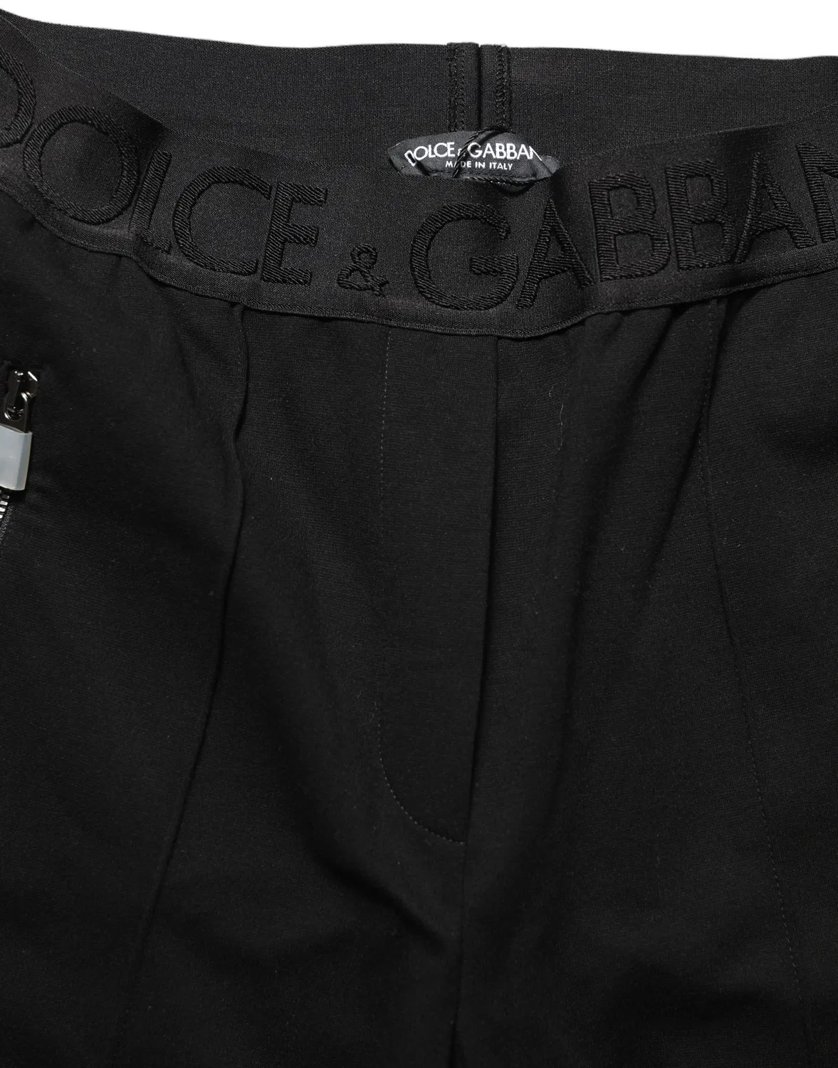 Женские брюки-скинни со средней посадкой Tailored Trousers Dolce & Gabbana, черный