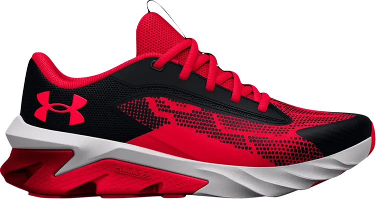 

Кроссовки Under Armour Charged Scramjet 4 GS Black Red, красный