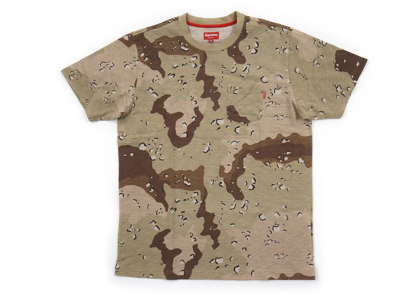 Мужская футболка с принтом Supreme Tee, Desert Camo