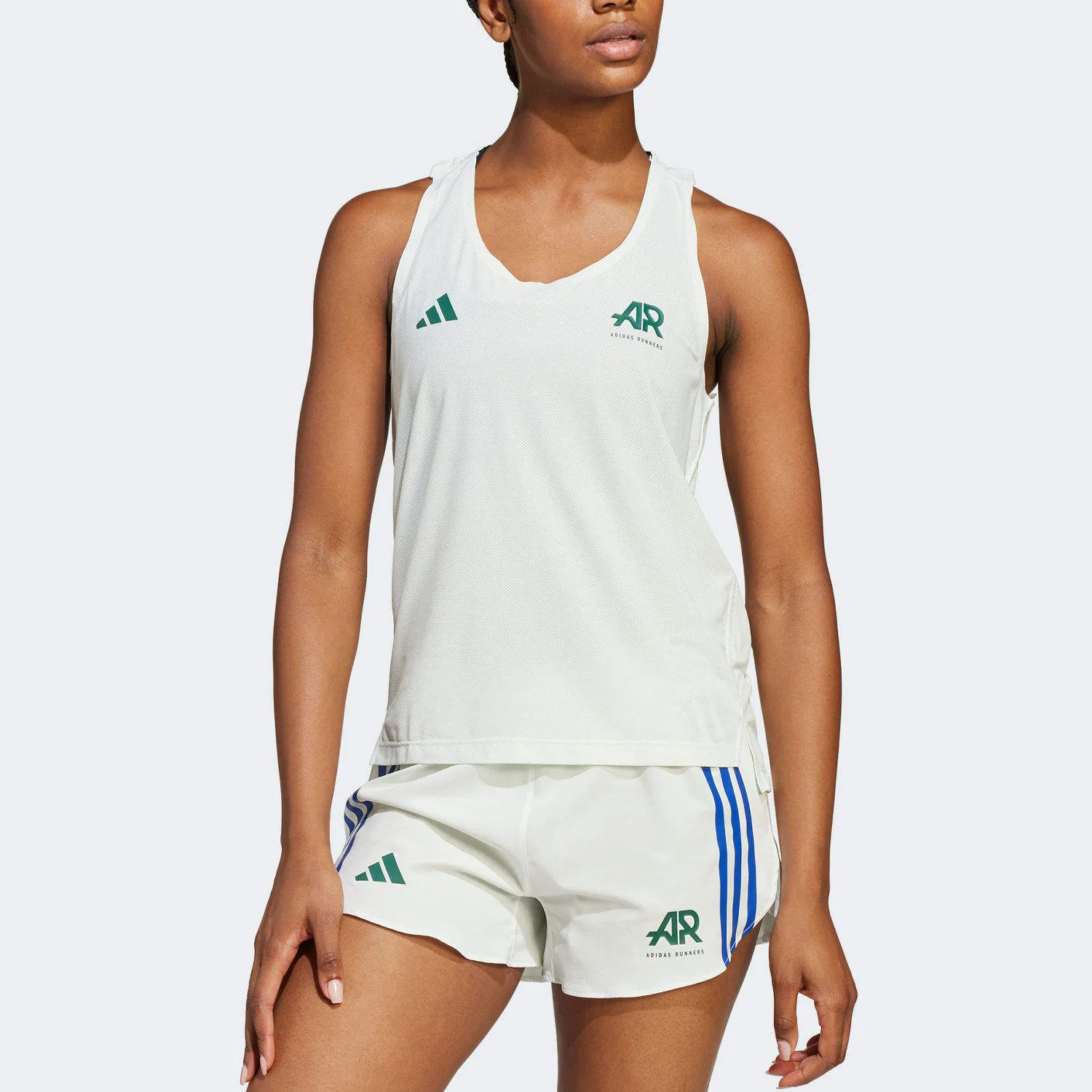 Женская майка-борцовка Adidas, Green — фото 3