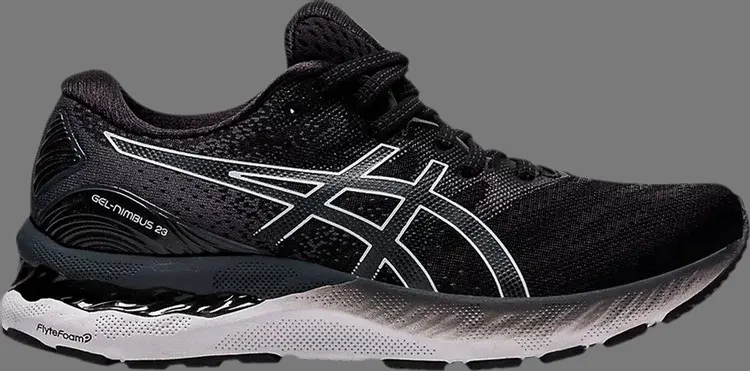 

Кроссовки wmns gel nimbus 23 'black white' Asics, черный