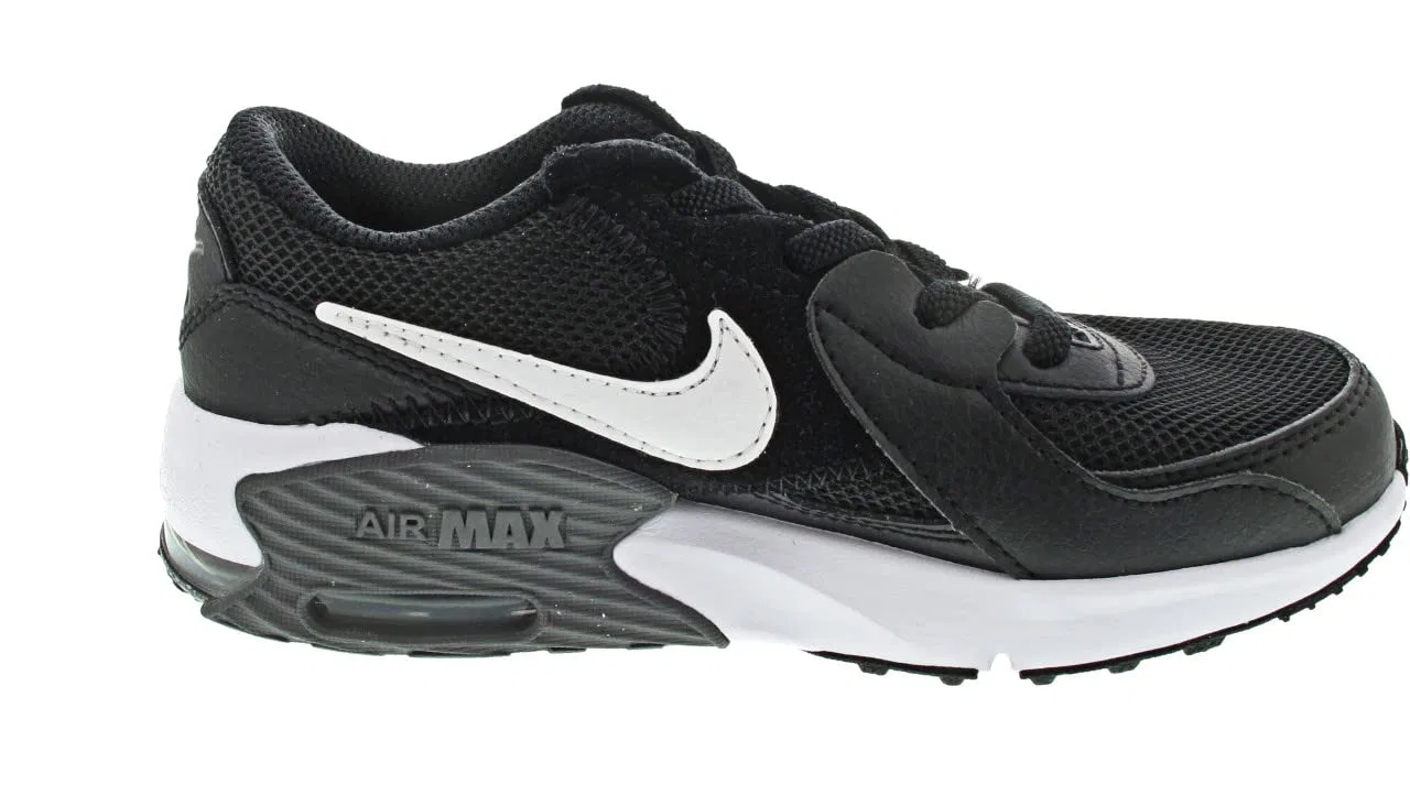 Детские кроссовки для мальчиков с цельной подошвой Air Max Excee (Ps) NIKE, Black White Dk Grey — фото 4