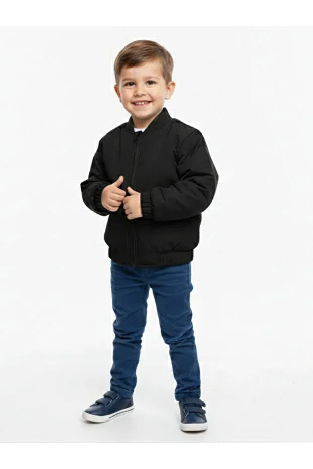 Детское пальто для девочек с длинным рукавом Smalltouch, Black