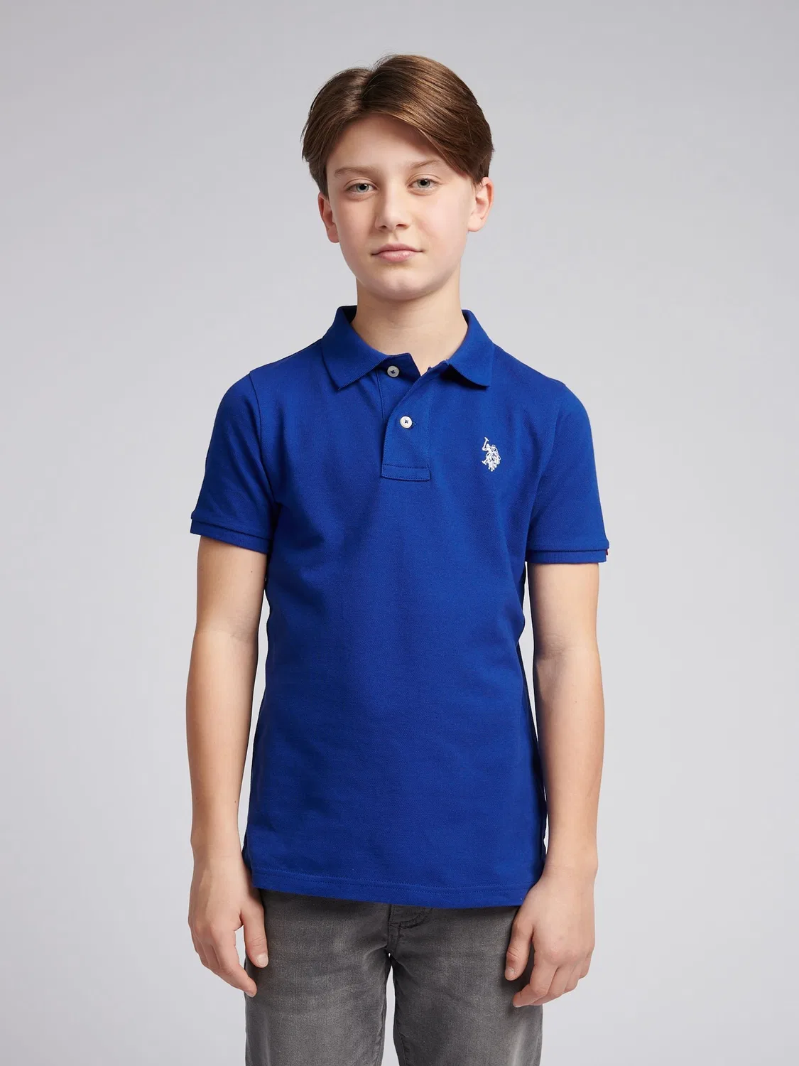 Поло U.S. Polo Assn. Double Horsemen, темно-синий