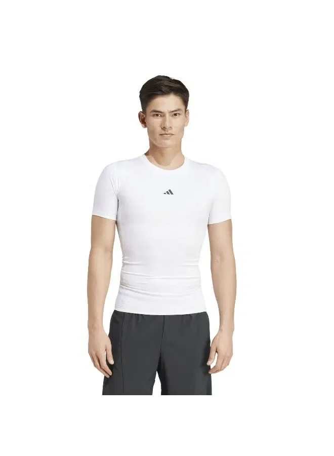 Футболка компрессионная Techfit Adidas, белый