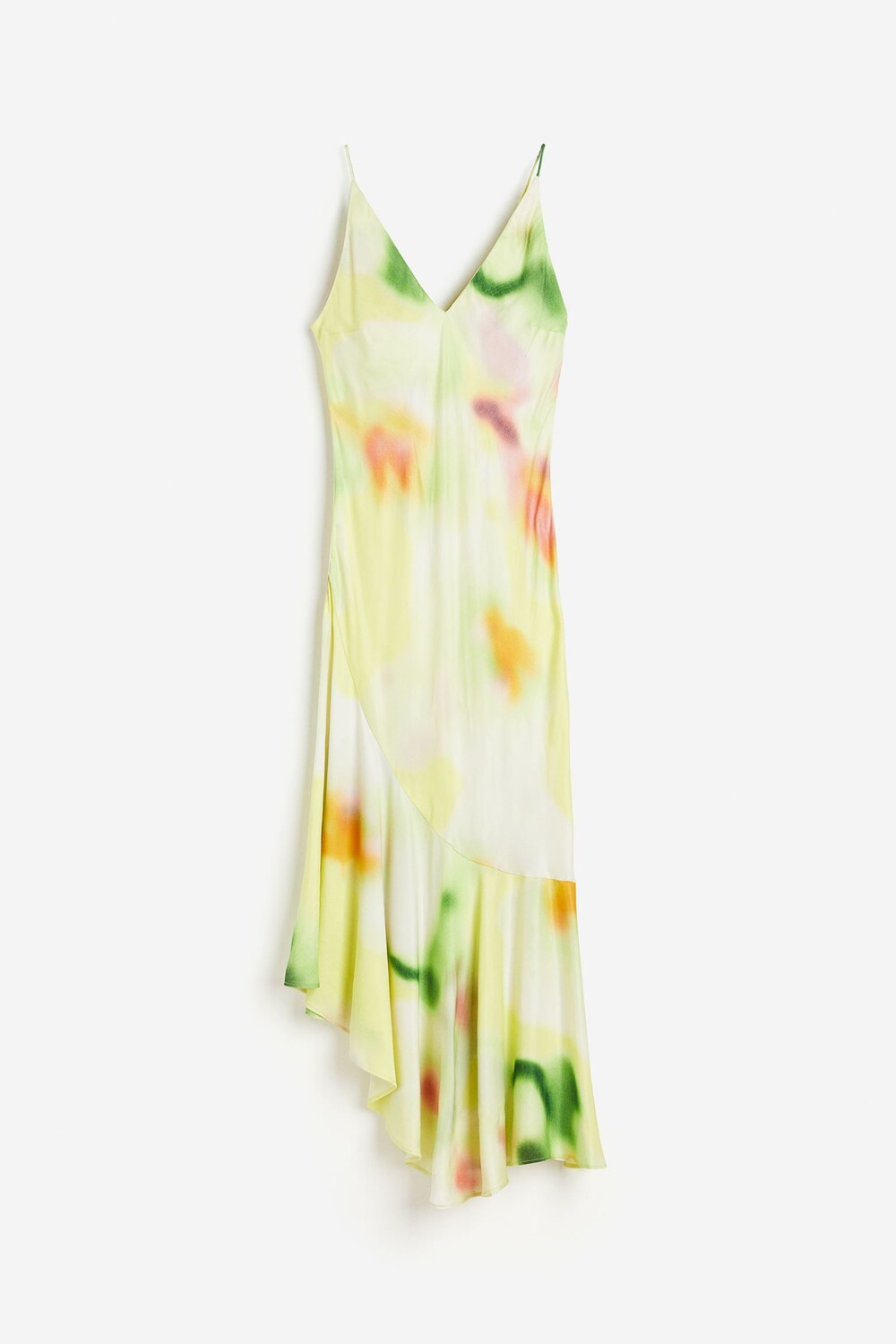

Платье H&M Asymmetric-hem Slip, светло-зеленый