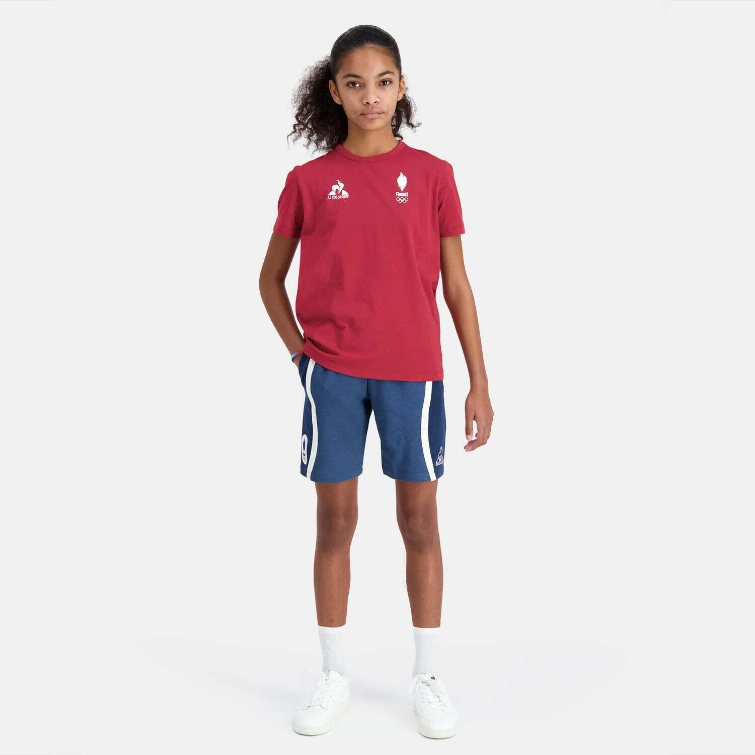 Детские шорты с принтом Efro 24 N° 1 Le Coq Sportif, Blau Navyblau Dunkelblau — фото 3