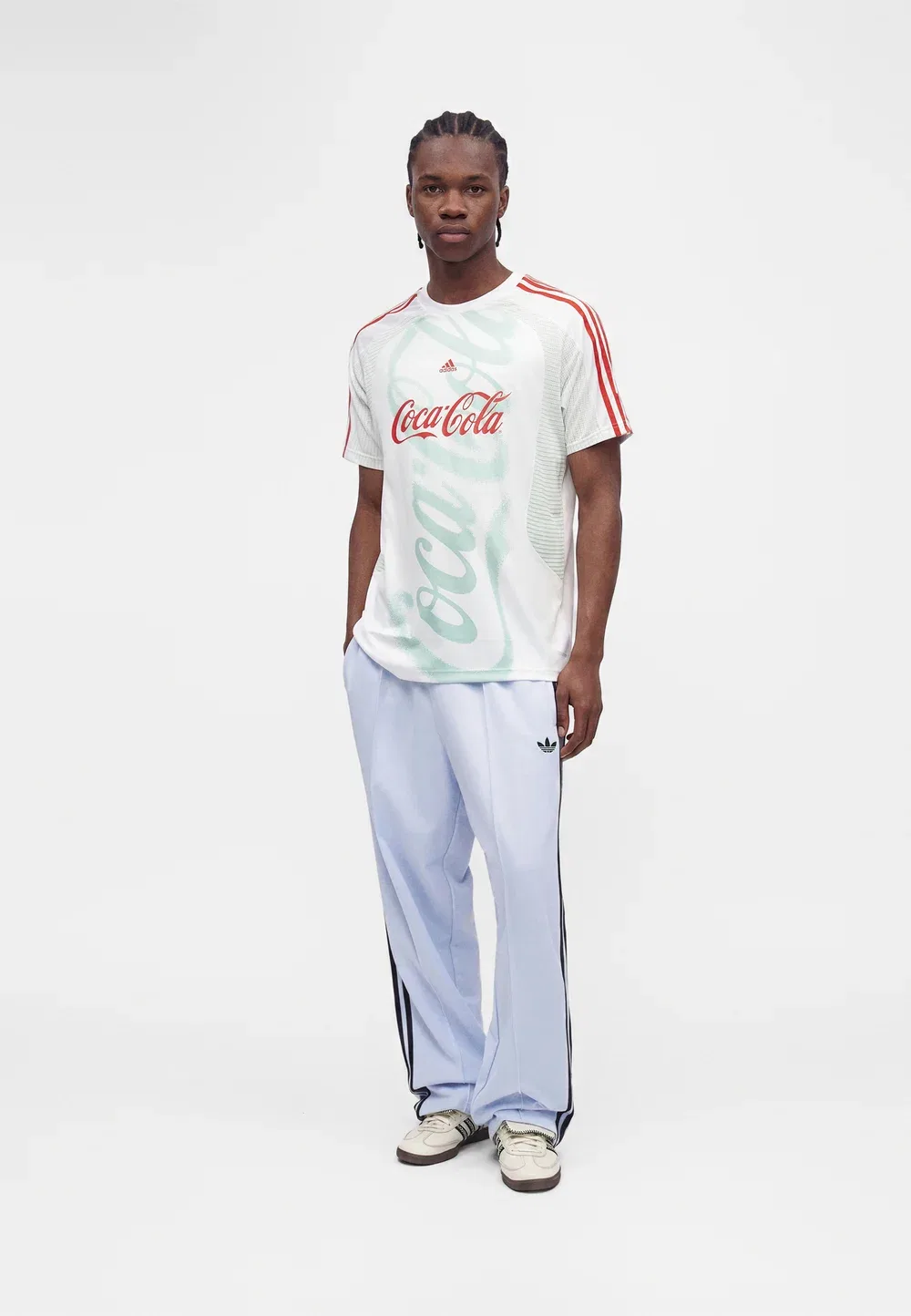 Coca Cola Teamgeist унисекс - футболка с принтом Adidas Originals, White — фото 3
