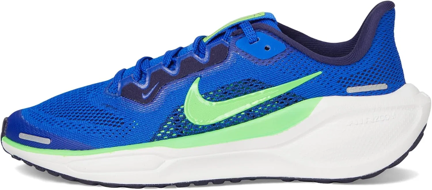 Детские кроссовки для бега Pegasus 41 Nike, Racer Blue/Green Strike/Imperial Purple — фото 4