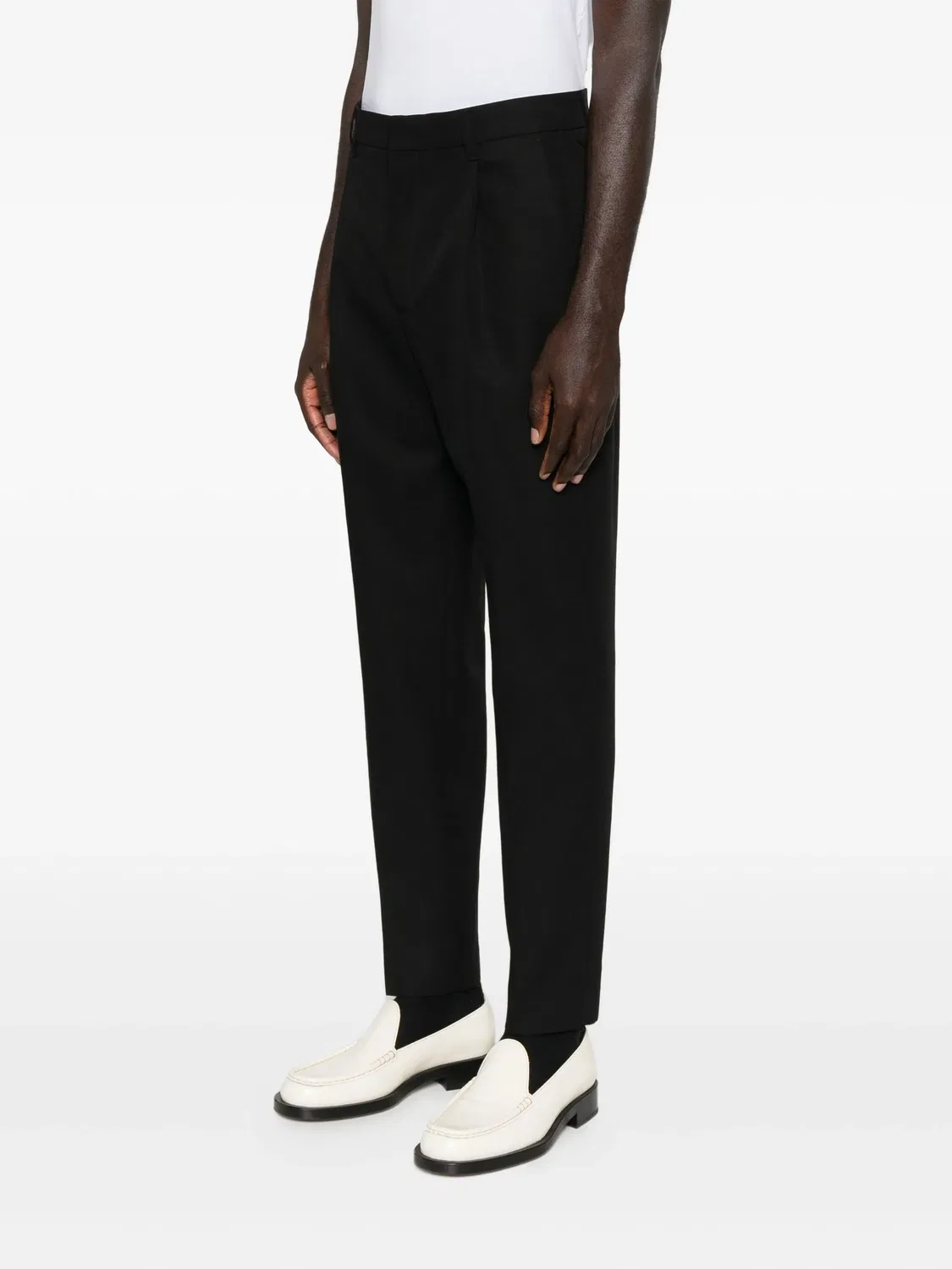 Брюки с плиссированным фасадом Jacquemus, черный — фото 2