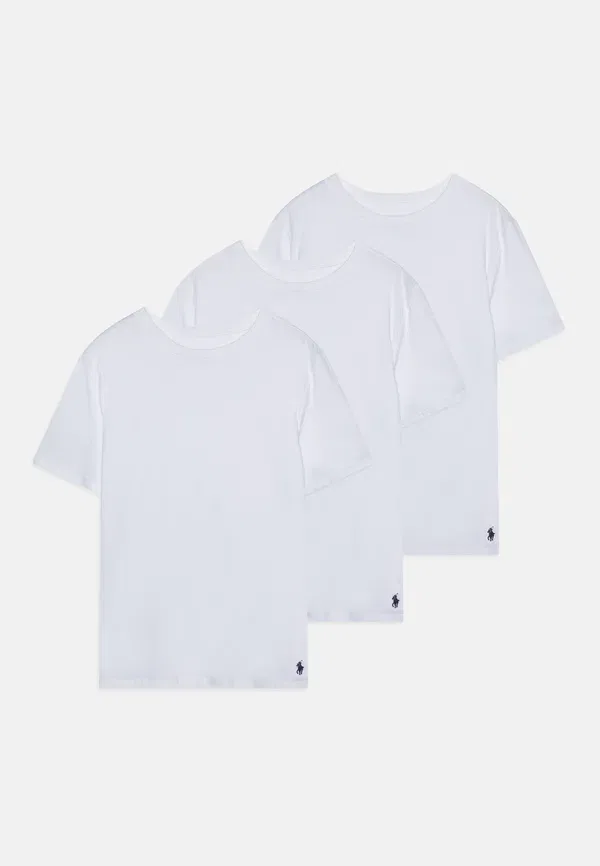 Комплект из 3 футболок хлопковые Crew 3 pack Polo Ralph Lauren, white, белый
