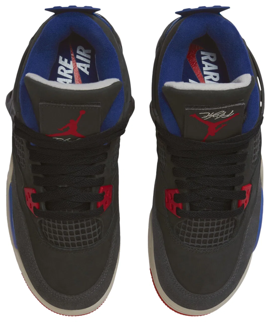 Кроссовки для мальчиков Air 4 Retro Remastered Jordan, цвет Deep Royal Blue/Fire Red/Black — фото 4