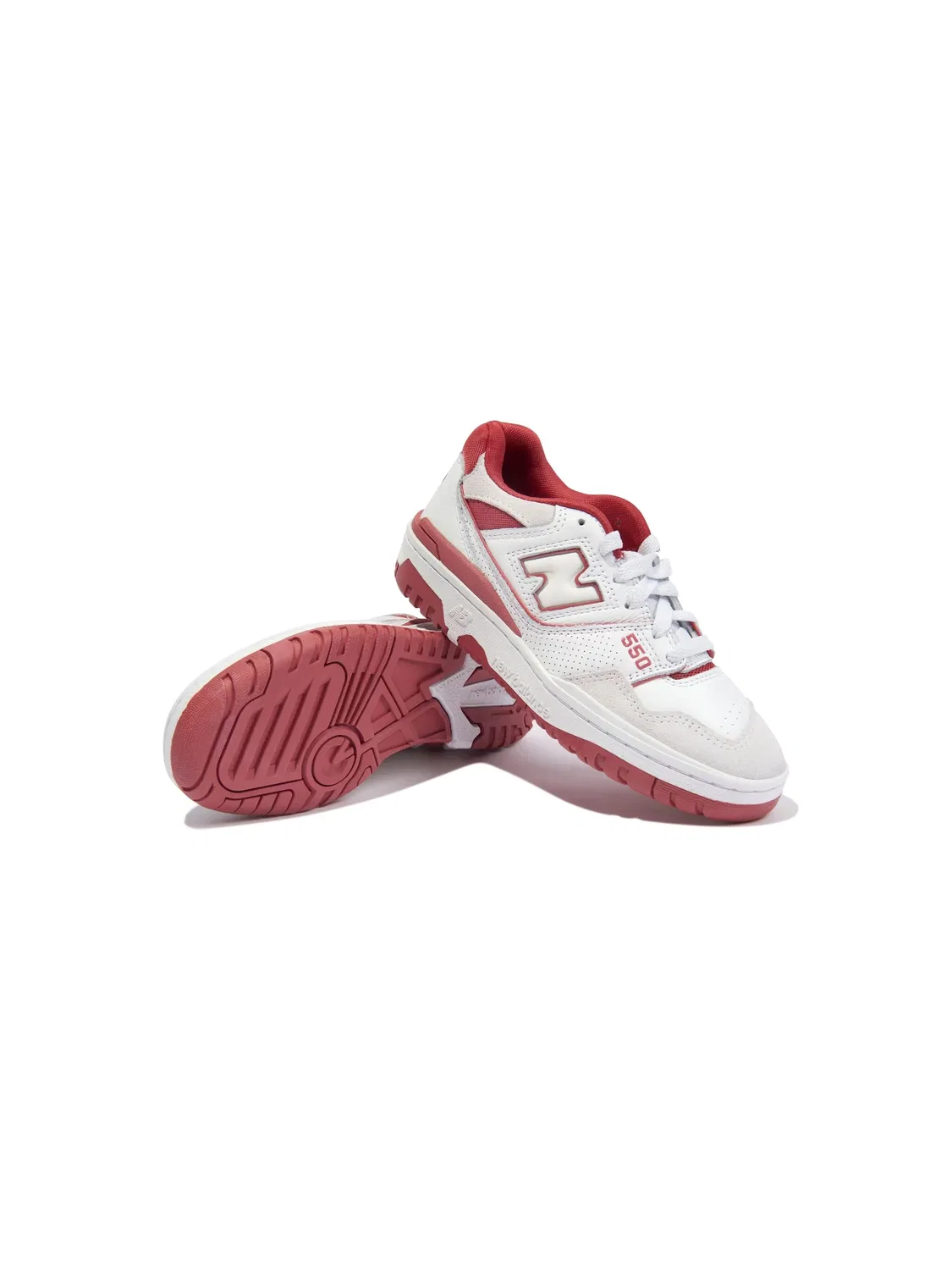 Кроссовки с принтом 550 New Balance, белый — фото 4