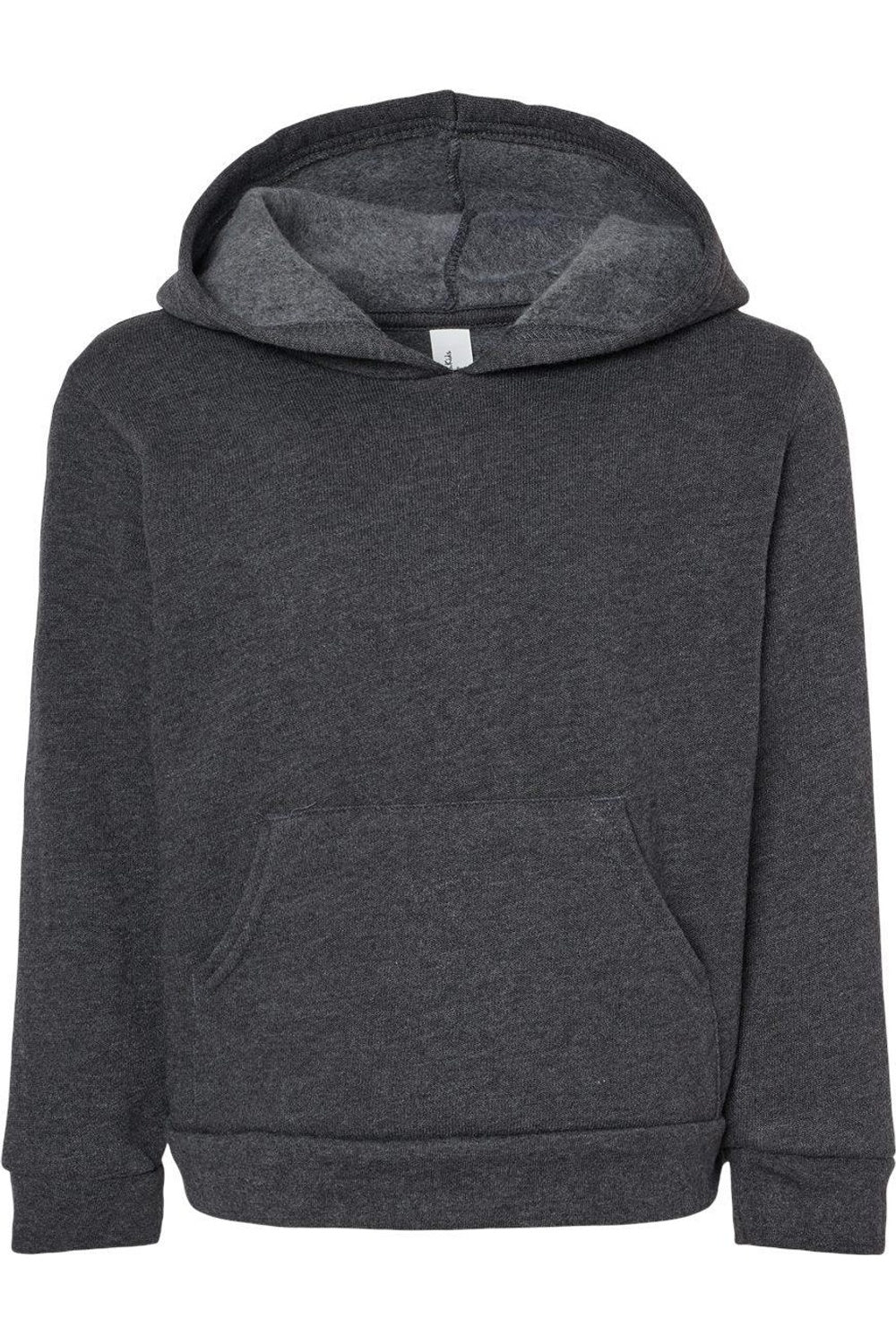 

BELLA + CANVAS Детская флисовая толстовка с капюшоном, темно-серый