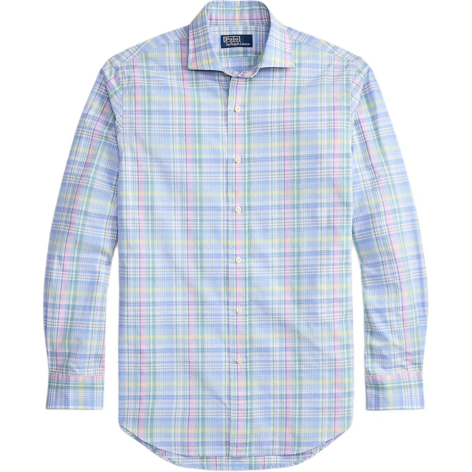 Мужская рубашка с клетчатым принтом Polo Ralph Lauren, Blue Pink Multicolor