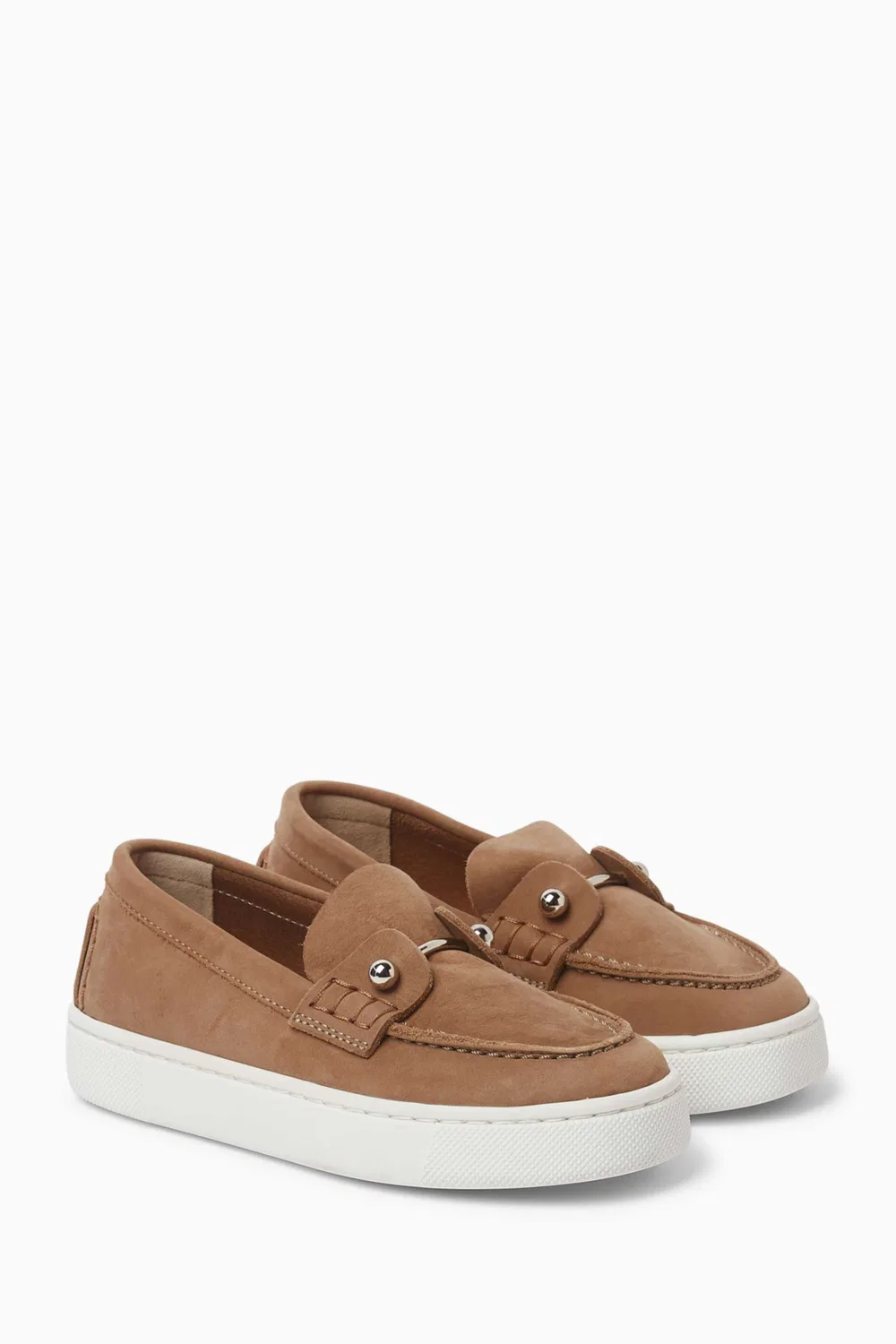 Лоферы кожаные Chambelikid Christian Louboutin, львиный