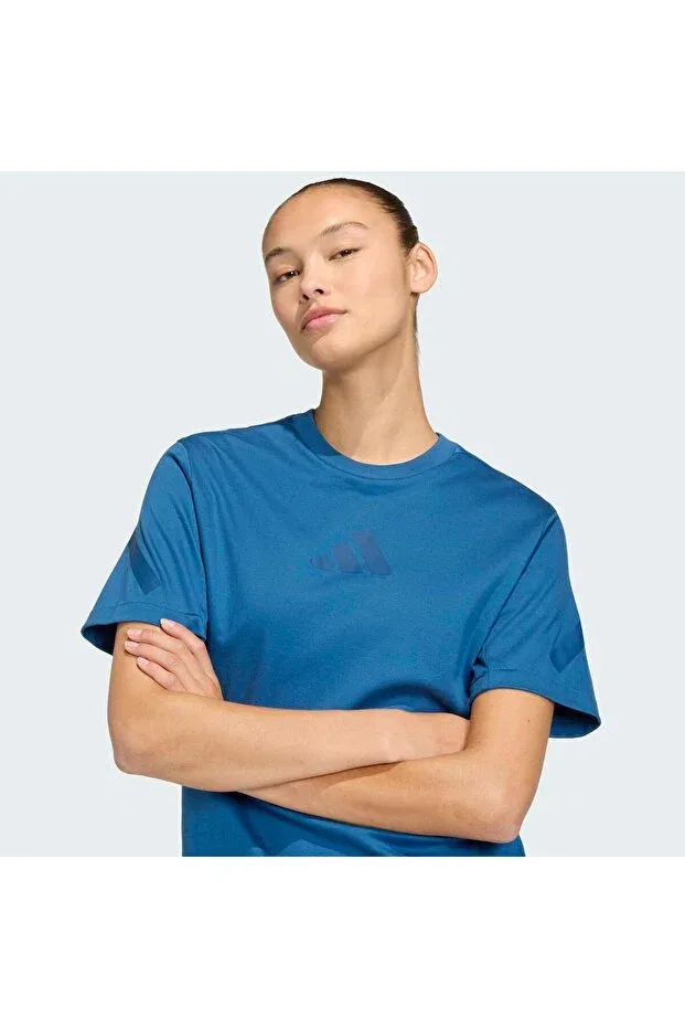 Женская футболка с коротким рукавом Z.N.E. Adidas, Blue — фото 4