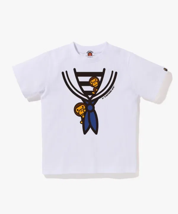 Футболка Milo Fake Marine, Bape, белый