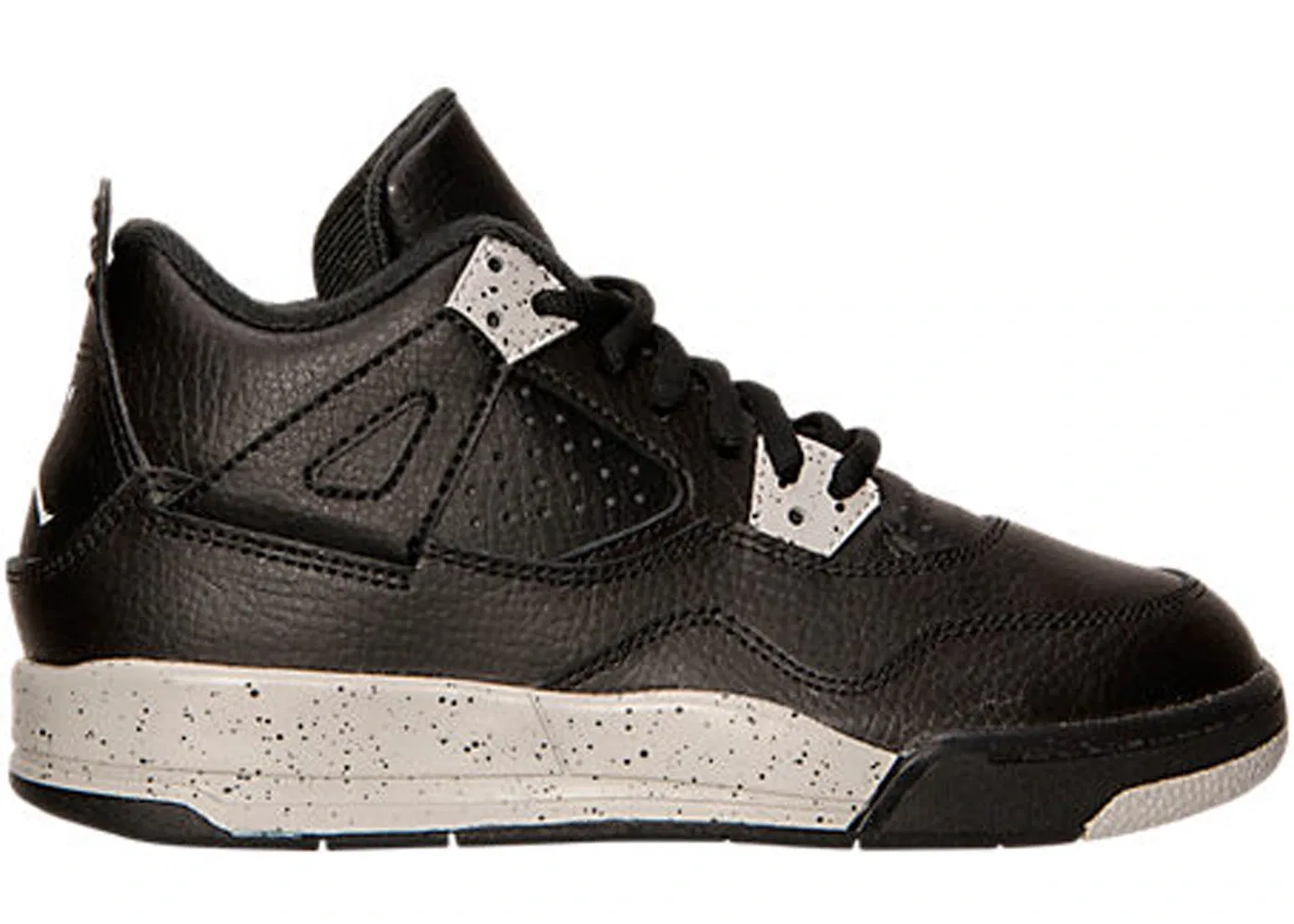 Детские кроссовки Lifestyle Jordan 4 Retro, Black/Tech Grey-White