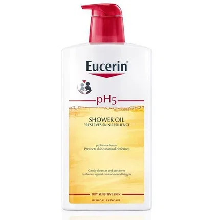Масло для душа для очень сухой чувствительной кожи Eucerin Ph5 Skin Protection, 1000 мл