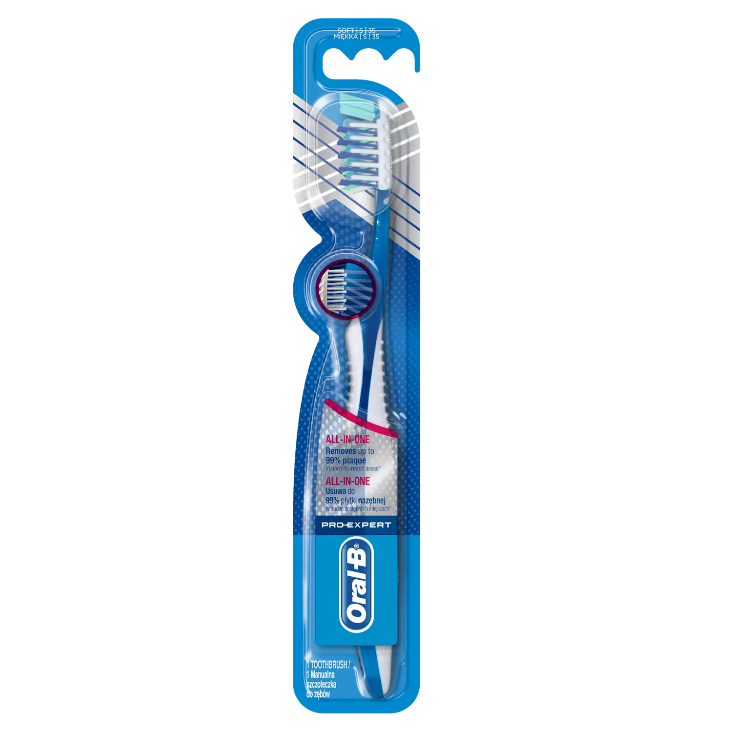 

Oral-B Pro-Expert CrossAction All-In-One зубная щетка мягкая, 1 шт.